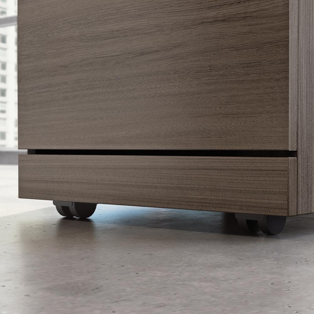 Hudson Elm 2-Drawer Lockable Mobile File Cabinet
