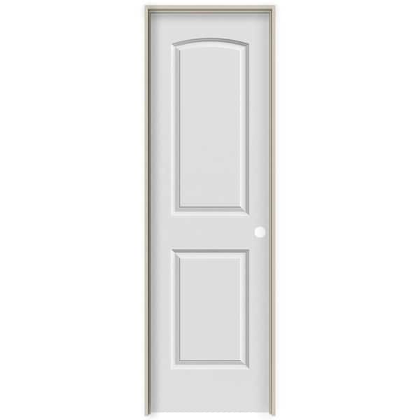 MMI Door 26 in. x 80 in. Smooth Caiman Left-Hand Solid Core Primed Molded Composite Single Prehung Interior Door
