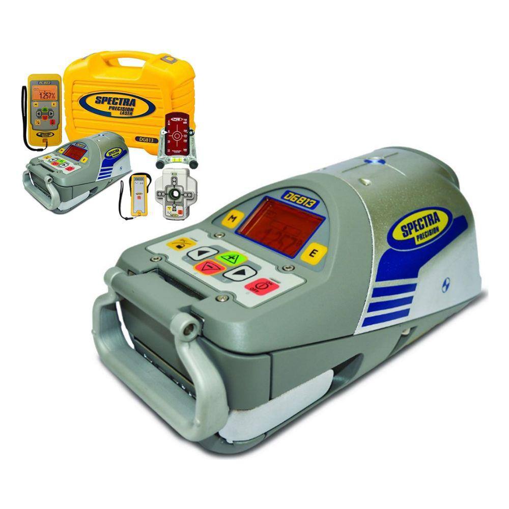 UPC 692284012116 product image for Spectra Precision DG813 Red Beam Electronic Self-Leveling Pipe Laser Level with  | upcitemdb.com