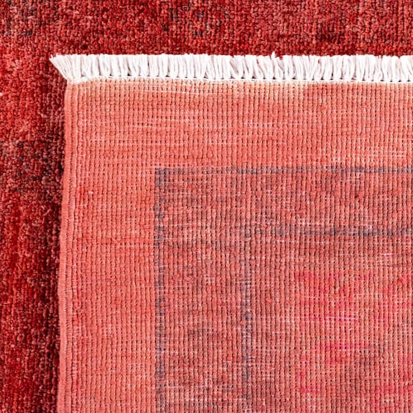 Chloe & Olivia Home Vibrance Pink 9 X 12 Hand-Knotted Wool Indoor