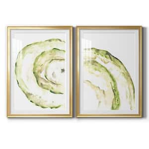 Lichen Halo V by Wexford Homes 2-Pieces Framed Abstract Paper Art Print 22.5 in. x 30.5 in.