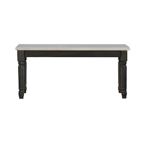 Angie Grey and Smokey White Oak Veneer 40"W x 14"D x 18"H Bench