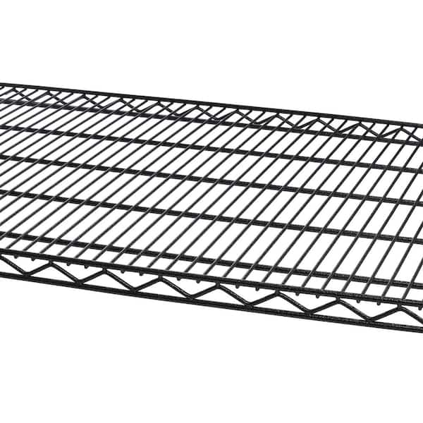 TRINITY 4-Tier Wire Shelving Rack, 48” x 18” x 72”, NSF, Includes