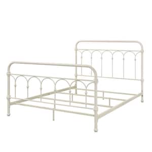 Citron White Finish Queen Bed