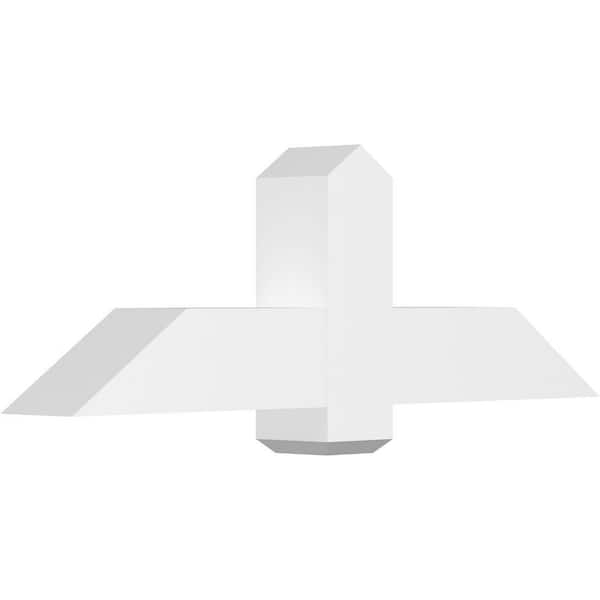 Ekena Millwork Eugene 48 in. W x 16 in. H x 6 in. D Signature Polyurethane Bracket