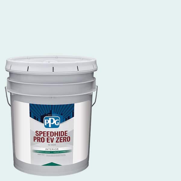 PPG Speedhide Pro EV Zero 5 gal. PPG1234-1 Aqua Tint Flat Interior Paint