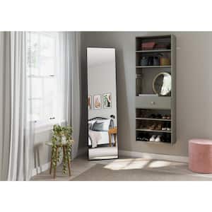 25.125 in. W Rustic Grey Accessory Wood Closet System Tower