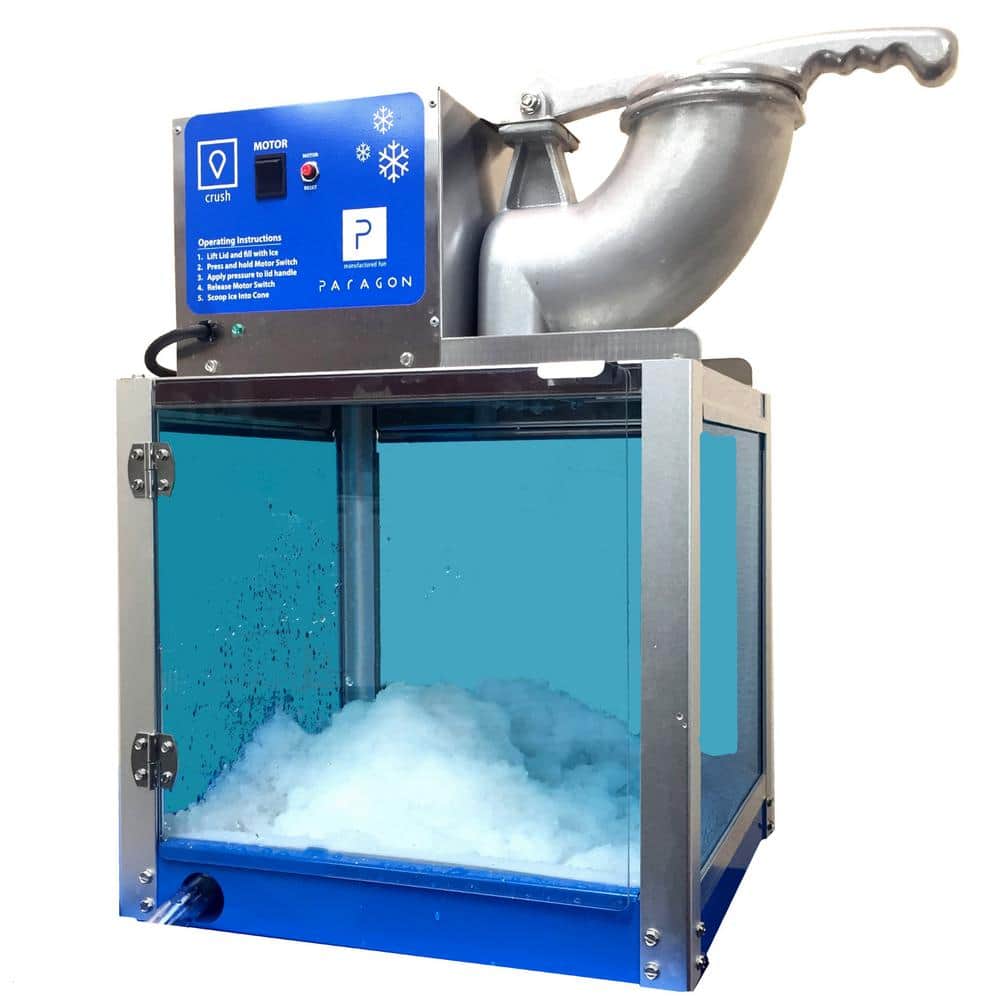 Paragon Arctic Blast 8000 oz. Blue Stainless Steel Countertop Snow Cone Machine, Blue and Stainless Steel -  6133310