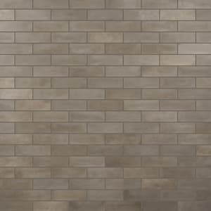 Vibe Shadow Gray 2.36 in. x 7.87 in. Matte Cement Subway Wall Tile (3.88 sq. ft./Case)