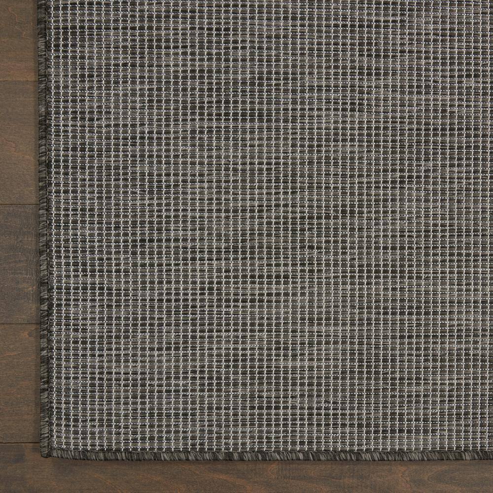 Charcoal Rectangular 7' x 10' Easy-Care Synthetic Area Rug
