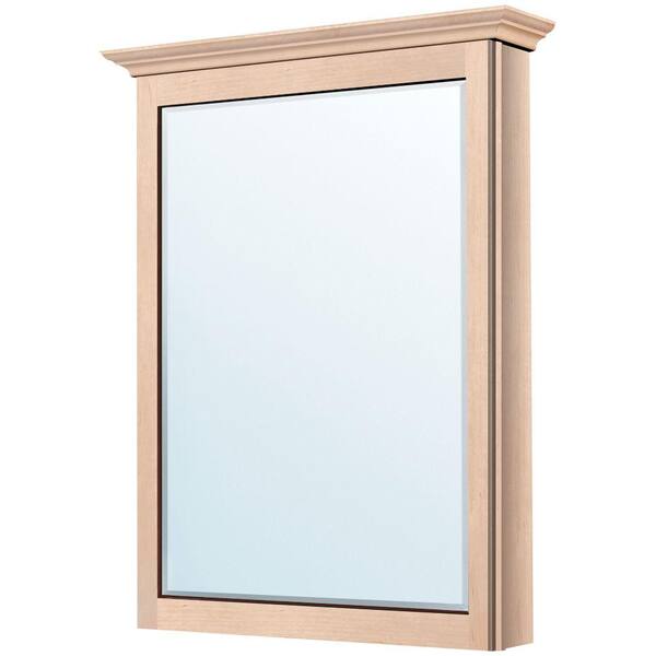 MasterBath 22-3/4 in. x 30-1/3 in. Surface-Mount Medicine Cabinet in Natural Maple