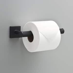 Averland Wall Mount Pivot Arm Toilet Paper Holder Bath Hardware Accessory in Matte Black