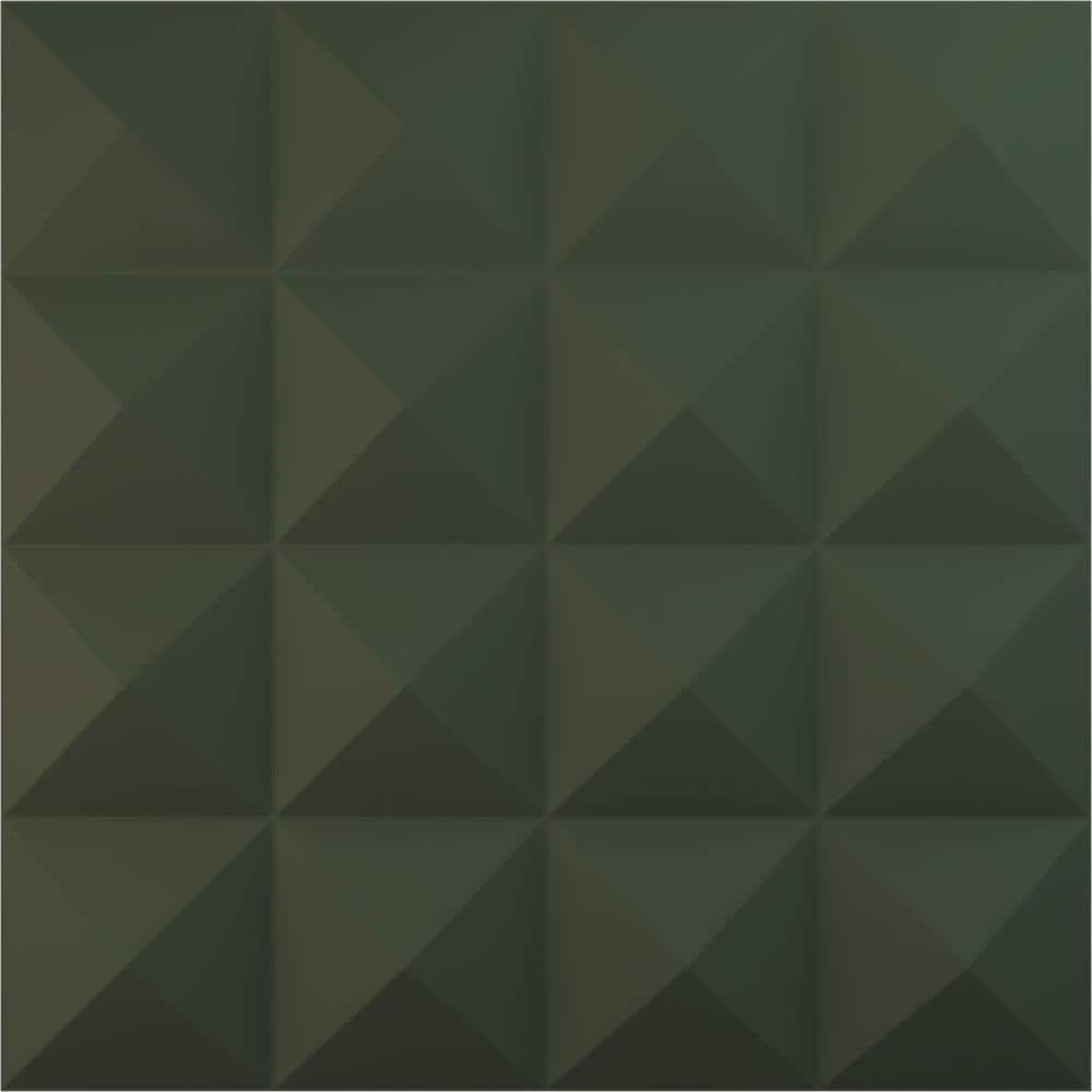 19 5/8 in. x 19 5/8 in. Cornelia EnduraWall Decorative 3D Wall Panel, Satin Hunt Club Green (Covers 2.67 Sq. Ft.) price history on PriceWatchPro