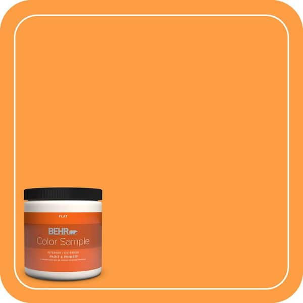 BEHR PREMIUM PLUS 8 oz. #P240-6 Exotic Blossom Flat Interior/Exterior Paint & Primer Color Sample