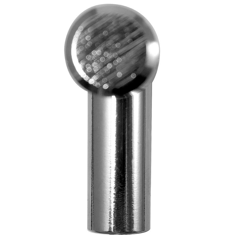 Melrose 7.5 Inch Polished Chrome Cylindrical Bar Pull Set