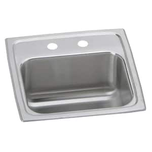 Celebrity 15 in. Drop-in Single Bowl 20-Gauge Stainless Steel Bar Sink Only