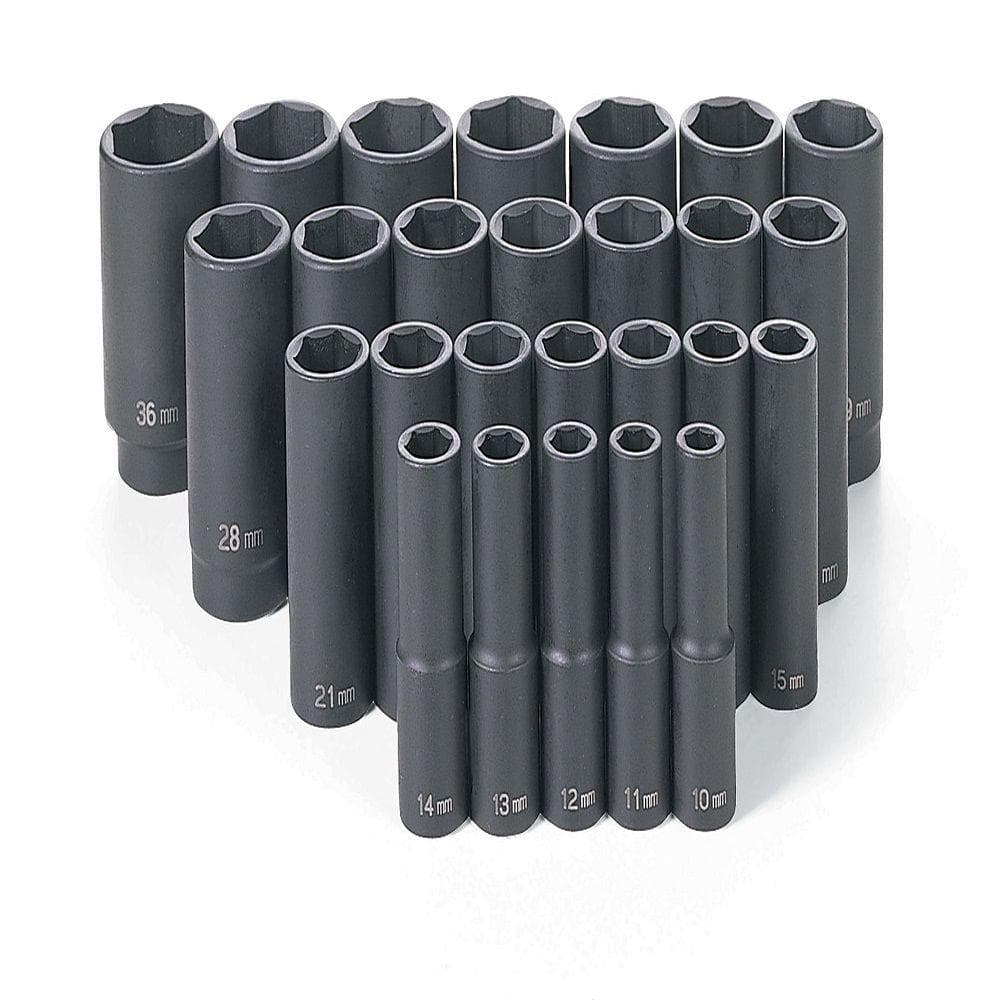1/2 in. Drive Deep Master Socket Set (26-Piece)