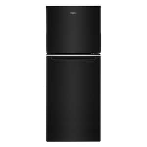24 in. 11.6 cu. ft. Top Freezer Refrigerator in Black, Counter Depth