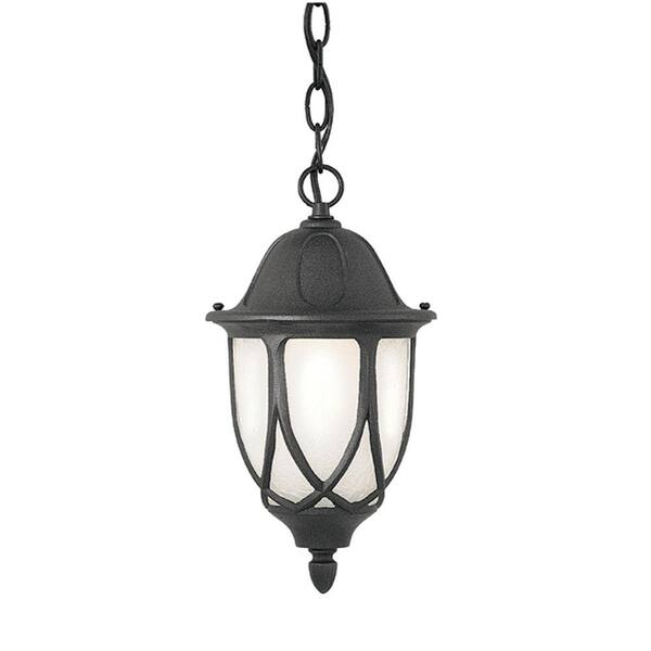 Designers Fountain Capella Collection Hanging Outdoor Black Foyer Light
