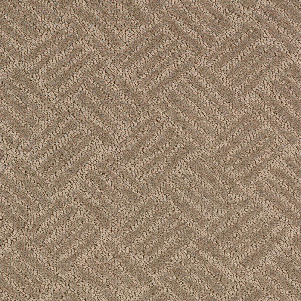 8 in. x 8 in. Pattern Carpet Sample - Embers Aloft -Color Tender Moment