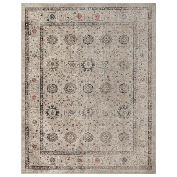 Gertmenian Heirloom Dov Ivory 5 ft. x 7 ft. Oriental Border Indoor Area Rug