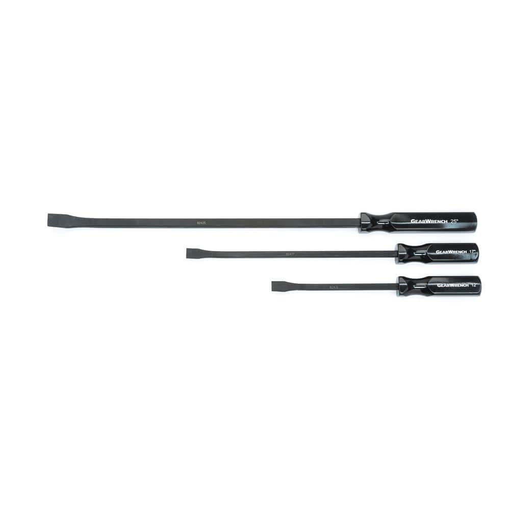 GEARWRENCH Angled Tip Pry Bar Set, 12,17, and 25 in. (3Piece) 8240305