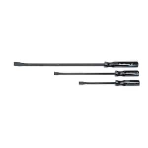 Angled Tip Pry Bar Set, 12,17, and 25 in. (3-Piece)