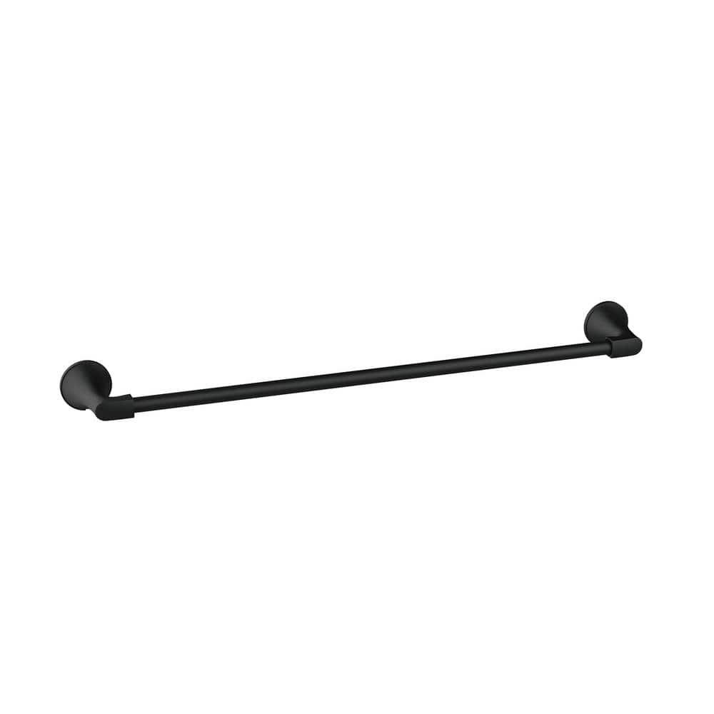Windley 24 in. Wall Mounted Towel Bar in Satin Black price history on PriceWatchPro