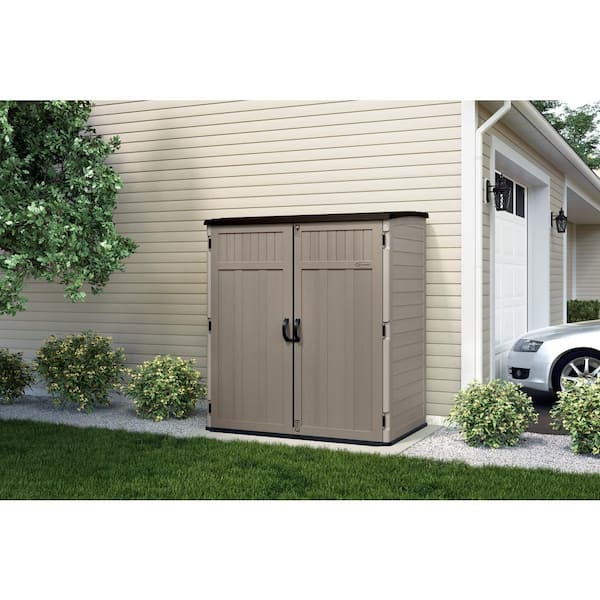 Suncast 5 Ft 10 In X 3 8 25, 6 Foot Garage Door For Shed
