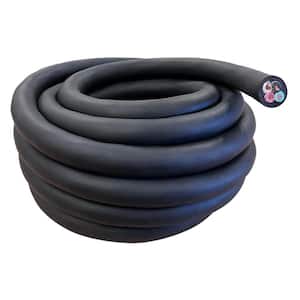 WindyNation 50 ft. 10 Gauge 3 Conductor 600-Volt Black SOOW Cable