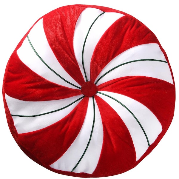 National Tree Company General Store 15 in. Peppermint Pillow AH63 ...