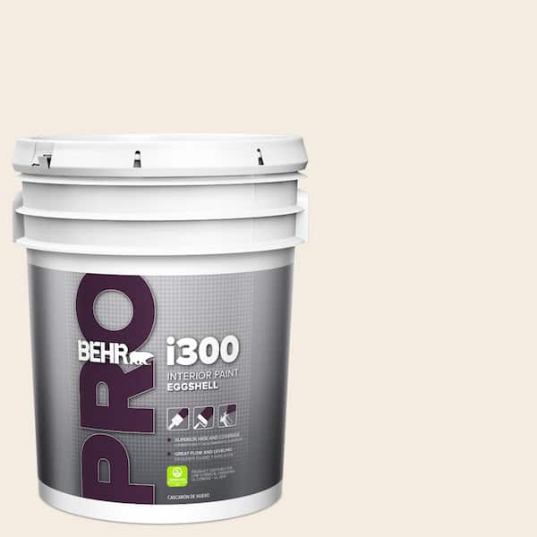5 gal. #PPU5-09 Bleached Linen Eggshell Interior Paint