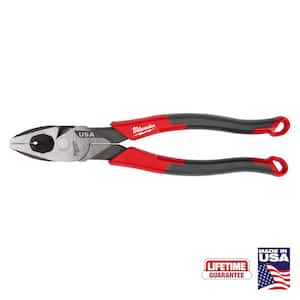 9 in. Lineman's Pliers with Fish Tape Puller and Comfort Grip