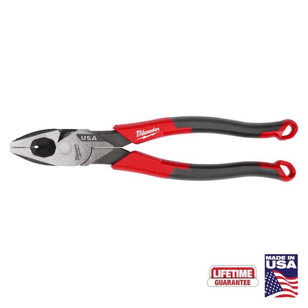 Milwaukee 9 in. Lineman's Pliers with Fish Tape Puller and Comfort Grip