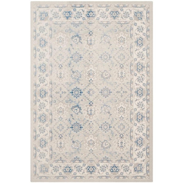 SAFAVIEH Patina Light Blue/Ivory 7 ft. x 9 ft. Area Rug