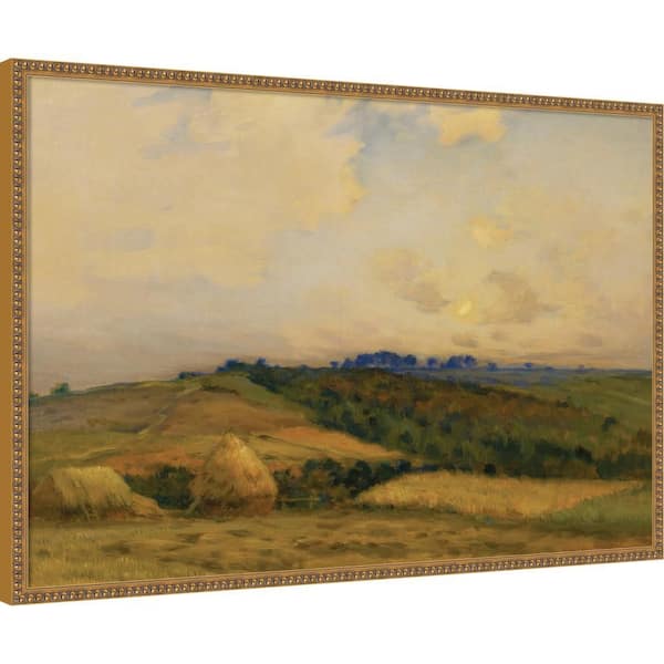 Bradford "After Harvest by Jean Cazin" by Nostalgia Prints Landscape Framed Art Print 25 in. x 37 in.