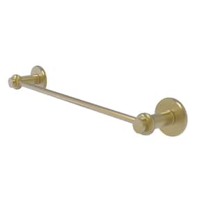 Mercury Collection 24 in. Towel Bar with Twisted Accent in Satin Brass
