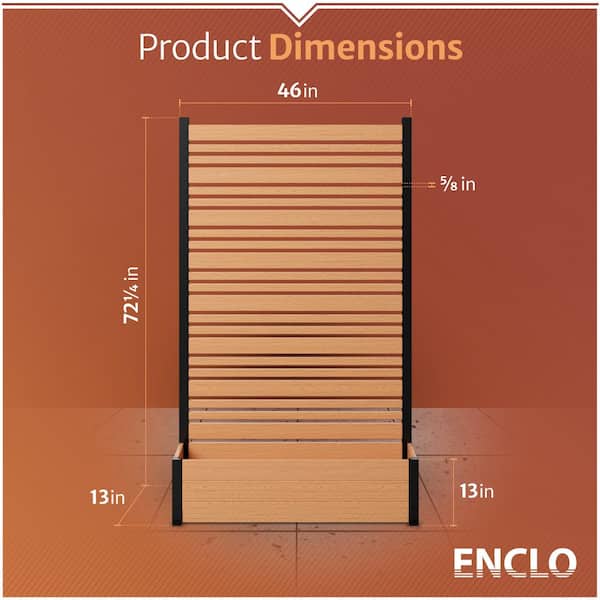Reviews for Enclo Privacy Screens Florence 6 ft. x 4 ft. x 1 ft