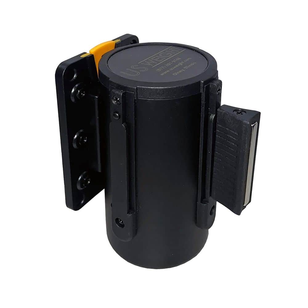 7.5 ft. Black US Weight Magnetic Retractable Wall Mount Crowd Control Safety Barrier price history on PriceWatchPro