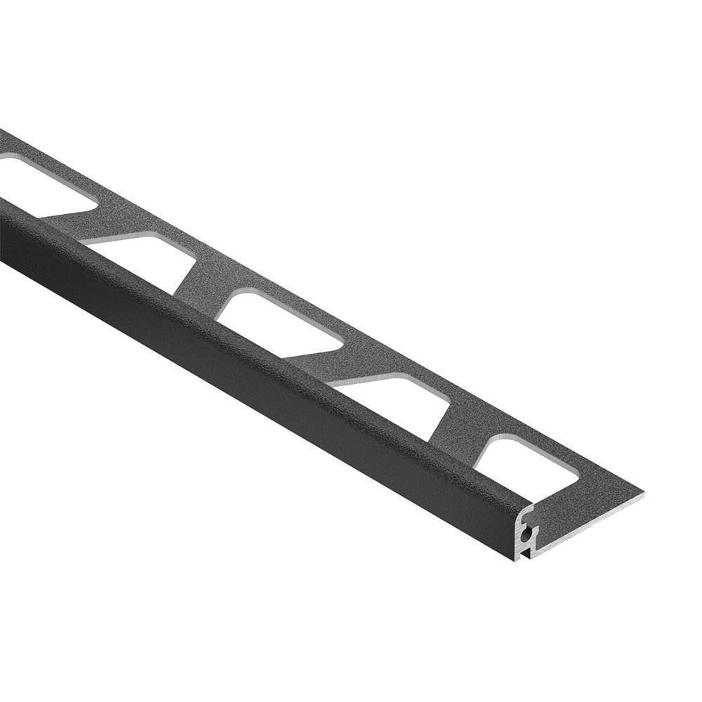 Jolly Dark Anthracite Textured Color-Coated Aluminum. 25 in. x 98.5 in. Metal L-Angle Tile Edge Trim price history on PriceWatchPro