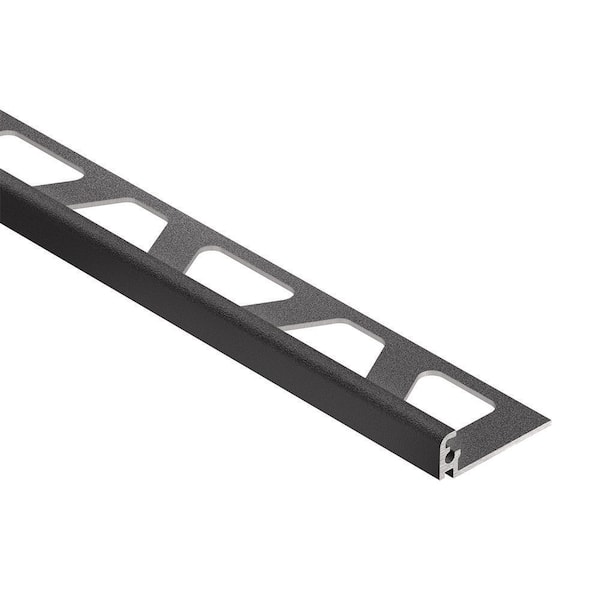 Schluter Jolly Dark Anthracite Textured Color-Coated Aluminum
