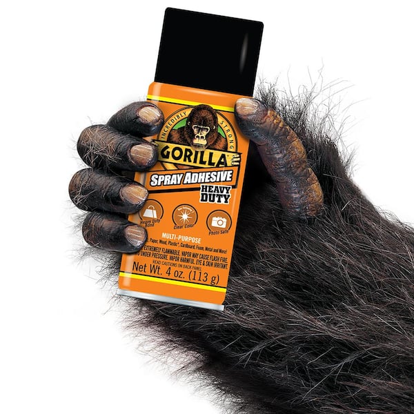 Gorilla Glue Adhesive Spray, 1 Each, 4 fl. oz., <30% Mist Spray Adhesive