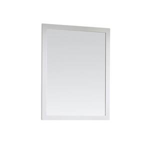 Riverdale 28.00 in. W x 36.00 in. H Framed Rectangular Bathroom Vanity Mirror in White