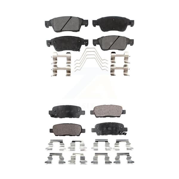 TEC Front Rear Ceramic Brake Pads Kit For INFINITI G37 G35 Q60 KTC-100120