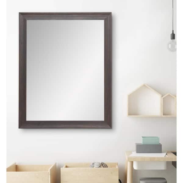 BrandtWorks Medium Rectangle Brown Casual Mirror (31.5 in. H x 26.5 in. W)