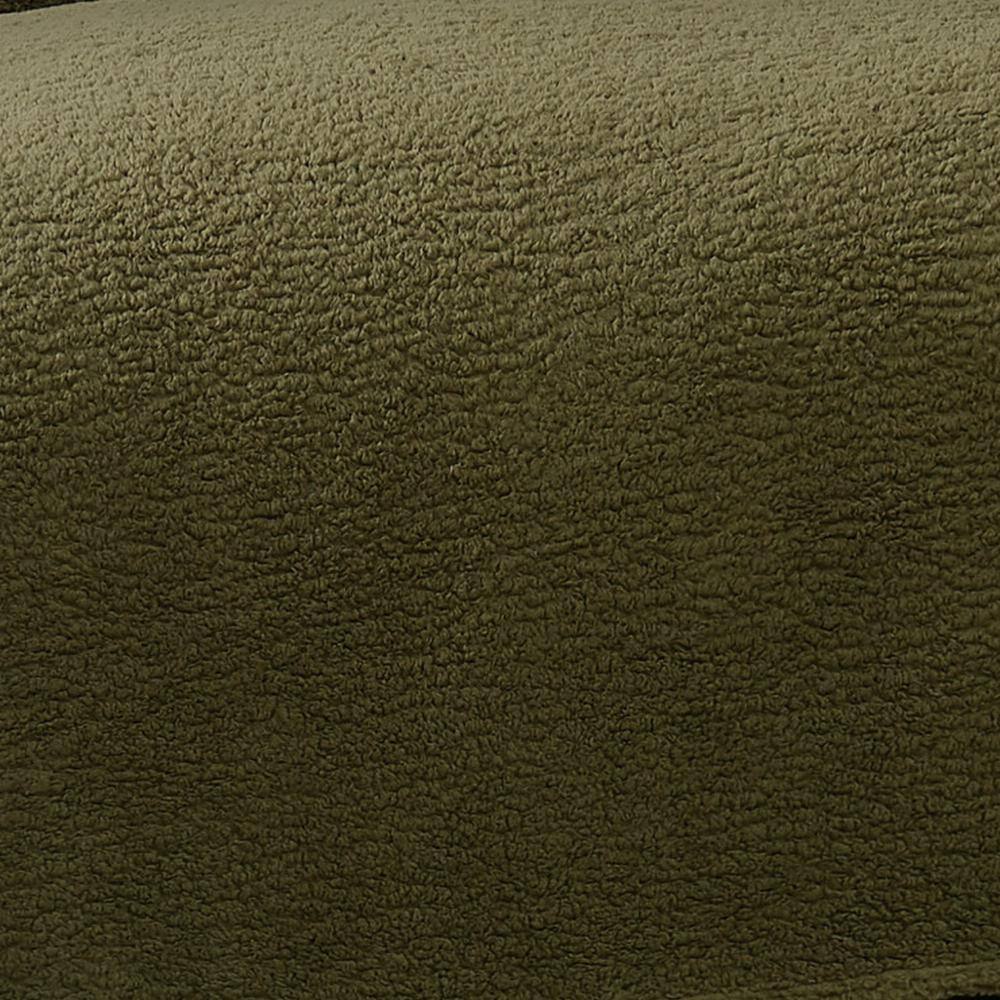Cozy Kids 50"x60" Reversible Fleece Sherpa Throw - Olive Green