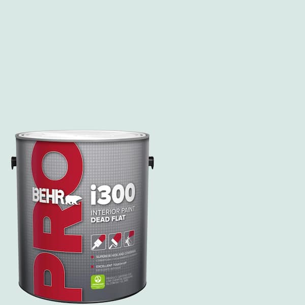 BEHR PRO 1 gal. #500E-2 Aqua Breeze Dead Flat Interior Paint