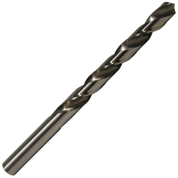 Drill America 19/64 in. High Speed Steel Twist Drill Bit with Bright Finish (12-Pack)