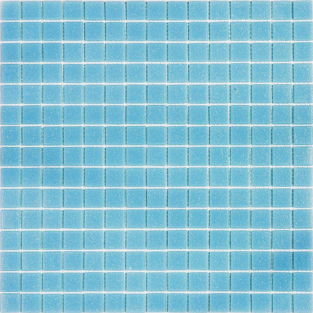 Dune Glossy Cadet Blue 12 in. x 12 in. Glass Mosaic Wall and Floor Tile (20 sq. ft./case) (20-pack) price history on PriceWatchPro