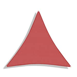 16 ft. x 16 ft. Red Triangle Heavy Weight Sun Shade Sail with UV Blockage and waterproof for Patio and Pool Cover